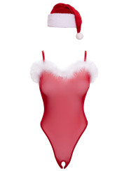 Ensemble body et bonnet de noel - Cottelli Lingerie