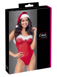Ensemble body et bonnet de noel - Cottelli Lingerie