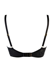 Soutien-gorge tulle et dentelle noir V-10711 - Axami