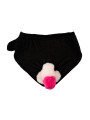 Slip avec pénis en peluche mobile