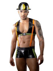 Costume pompier sexy 4 pièces - J Lingerie