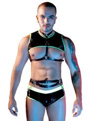 Ensemble sexy fluo 4 pièces - J Lingerie