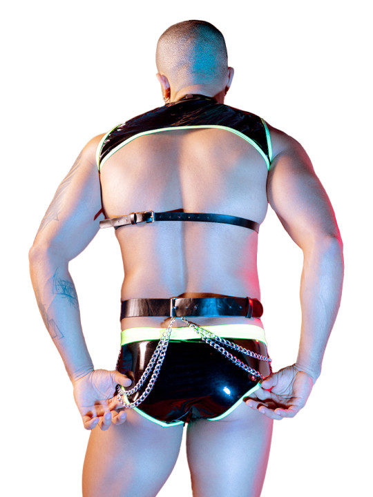 Ensemble sexy fluo 4 pièces - J Lingerie