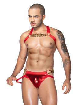 Ensemble sexy deux pièces rouge - J Lingerie
