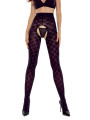 Collants ouverts TI025 40 deniers - noir