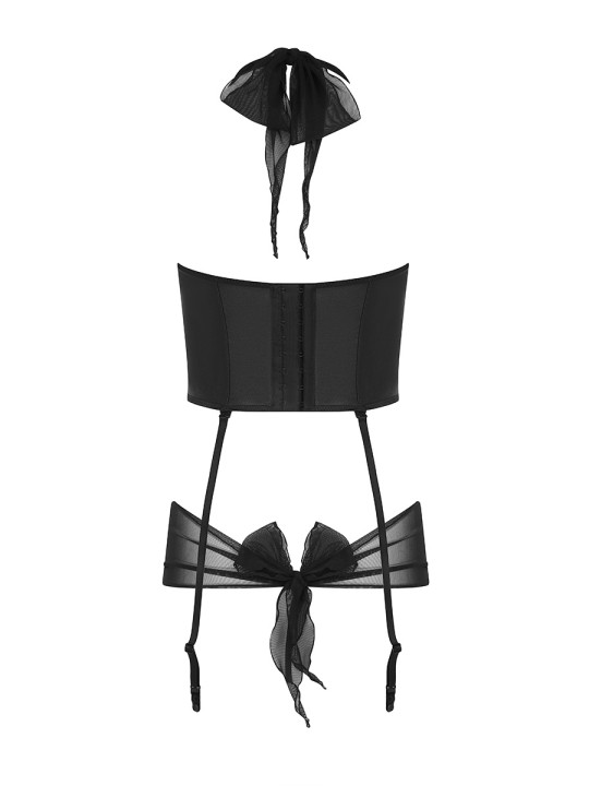 Guêpière Kesmina faux cuir - Passion