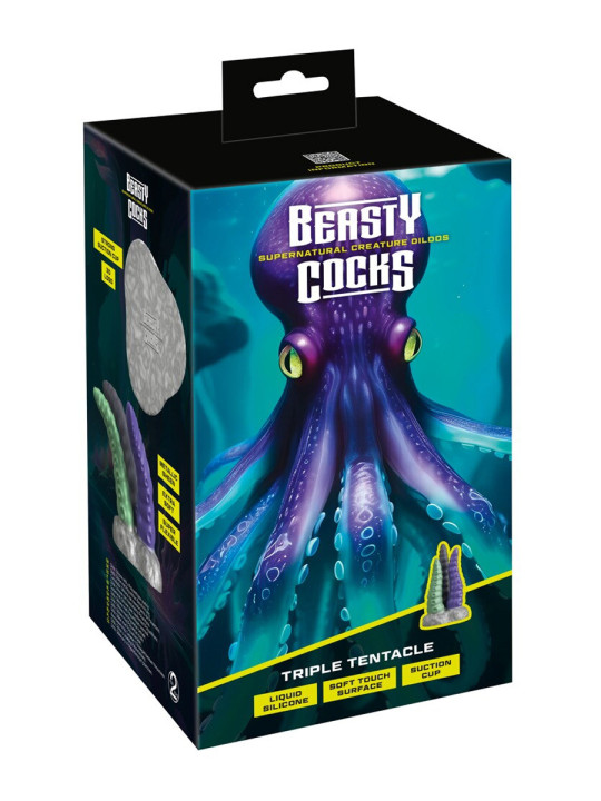 Gode Triple Tentacle - Beasty Cocks 