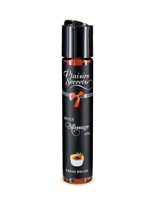 Huile de massage gourmande - Crème Brulée