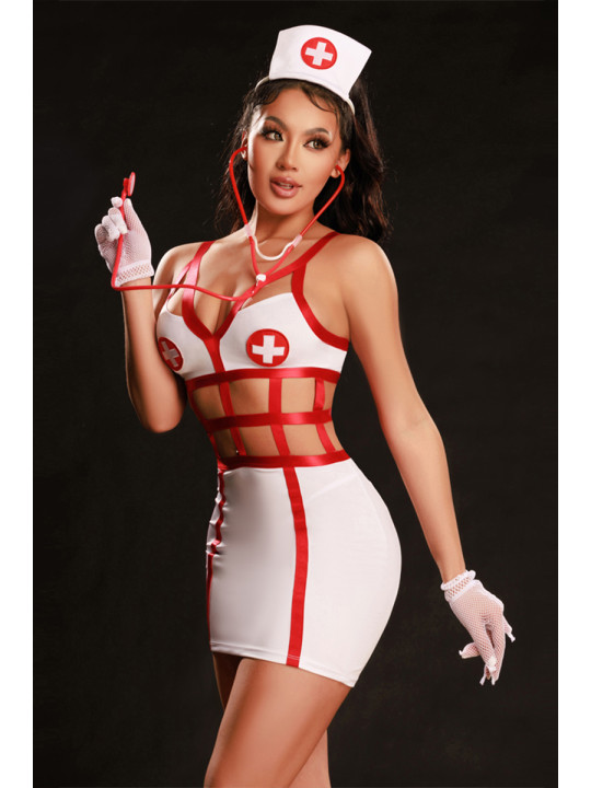 Déguisement infirmière sexy 5 pièces - J Lingerie