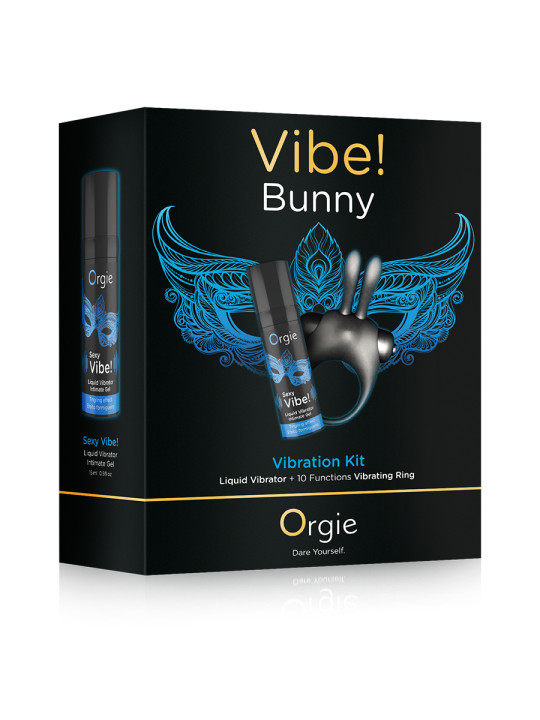 Kit plaisir vibrant Vibe! Bunny - Orgie