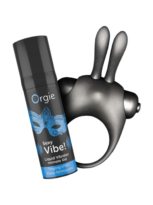 Kit plaisir vibrant Vibe! Bunny - Orgie