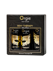 Coffret 3 huiles de massage sensuel Sexy Therapy Collection