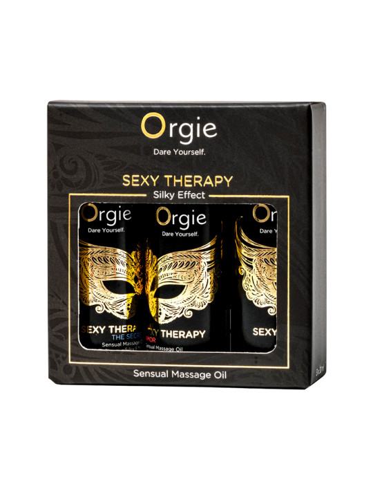 Coffret 3 huiles de massage sensuel Sexy Therapy Collection