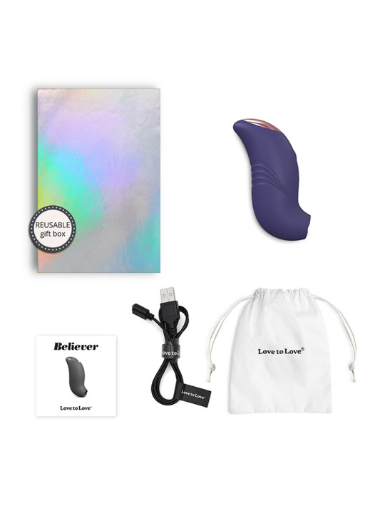 Stimulateur clitoridien Believer violet - Love to Love