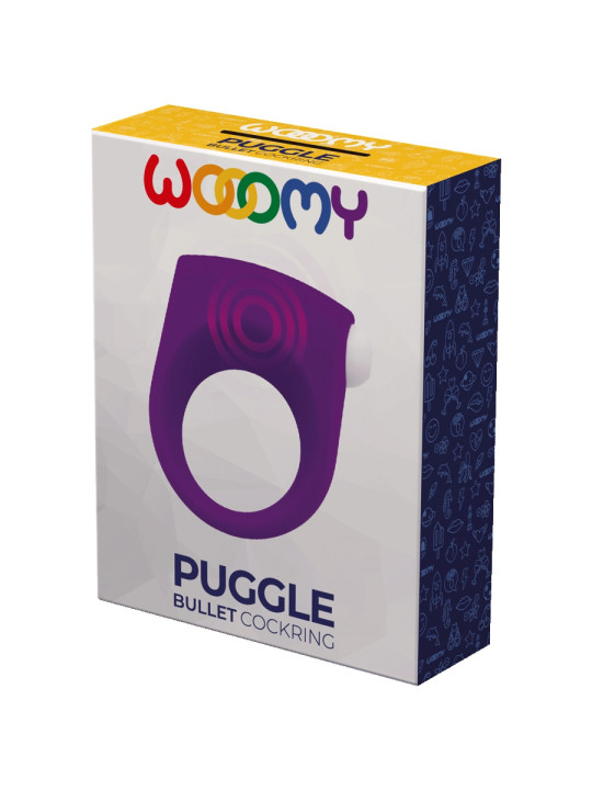 Anneau de pénis vibrant Puggle - Wooomy