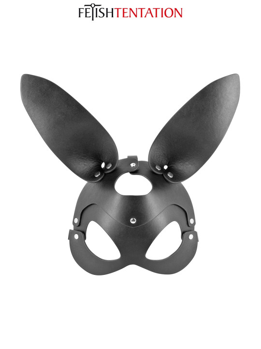 Masque bunny simili cuir réglable - Fetish Tentation