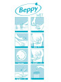 Boite 8 tampons Beppy WET