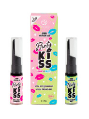 Pack 2 gels pour sexe oral Flirty Kiss - Secret Play