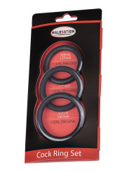 Set 3 CockRings silicone - Malesation