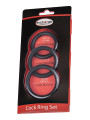 Set 3 CockRings silicone - Malesation