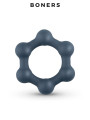 Cockring Hexagonal avec billes en acier - Boners