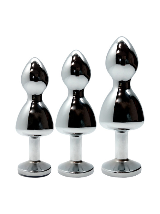 Plug bijou Lollypop transparent M - Wooomy