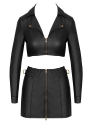 Ensemble top et jupe courte noir - Cottelli PARTY 