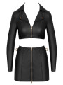 Ensemble top et jupe courte noir - Cottelli PARTY 