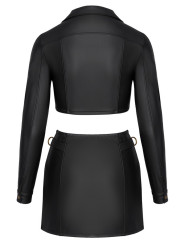 Ensemble top et jupe courte noir - Cottelli PARTY 