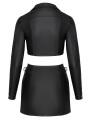 Ensemble top et jupe courte noir - Cottelli PARTY 