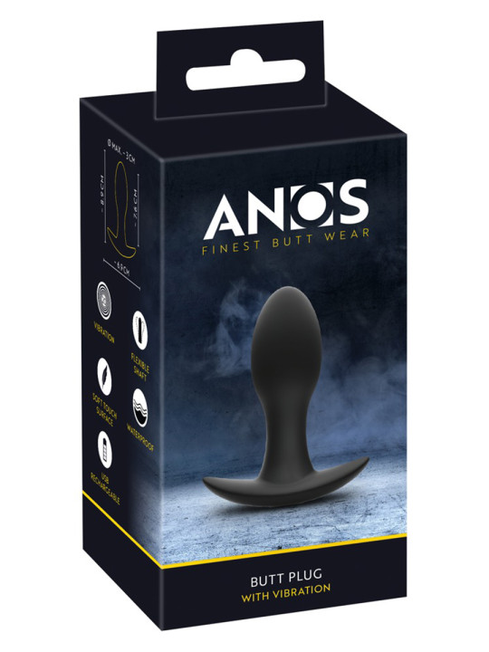 Petit plug anal vibrant - Anos