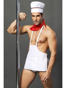 Tenue de cuisinier sexy - 4 pièces
