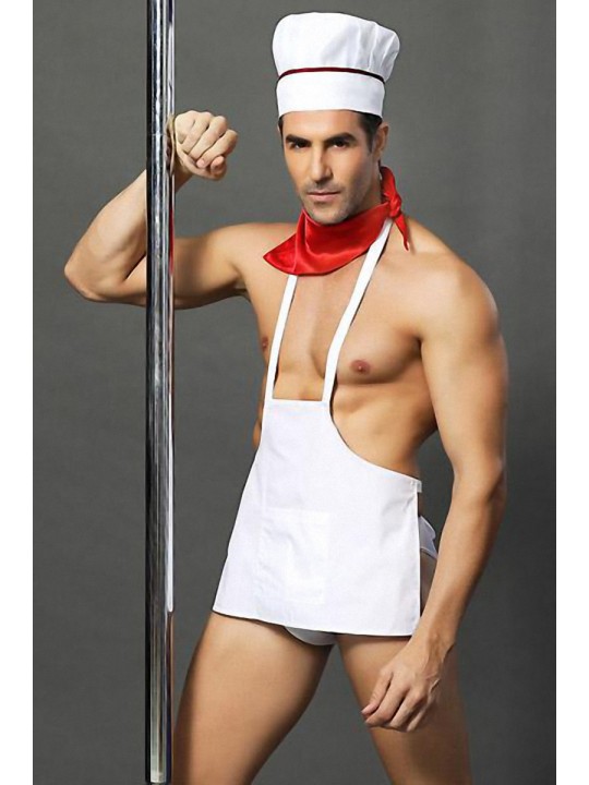 Tenue de cuisinier sexy - 4 pièces