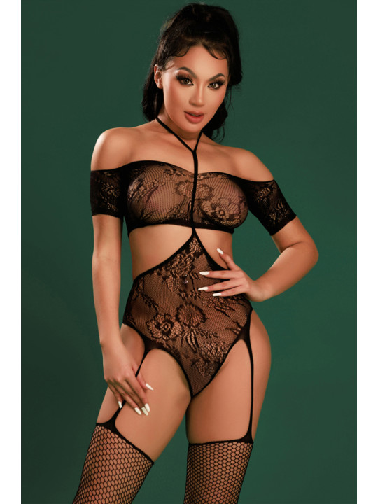 Combinaison sexy noire - J Lingerie