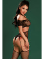 Combinaison sexy noire - J Lingerie