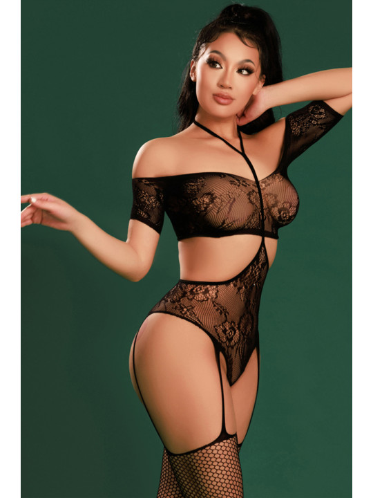Combinaison sexy noire - J Lingerie