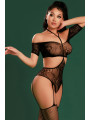 Combinaison sexy noire - J Lingerie