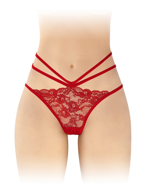 Culotte ouverte  Nadia - rouge