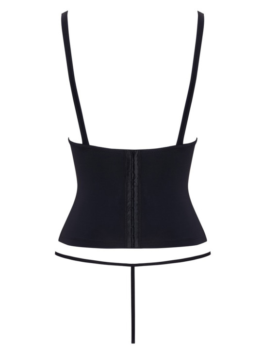Ensemble corset seins nus noir - Cottelli PARTY 