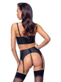 Ensemble lingerie 3 pièces avec porte-jarretelles - Cottelli PARTY 