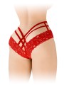 Tanga ouvert Anne - rouge