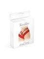 Tanga ouvert Anne - rouge
