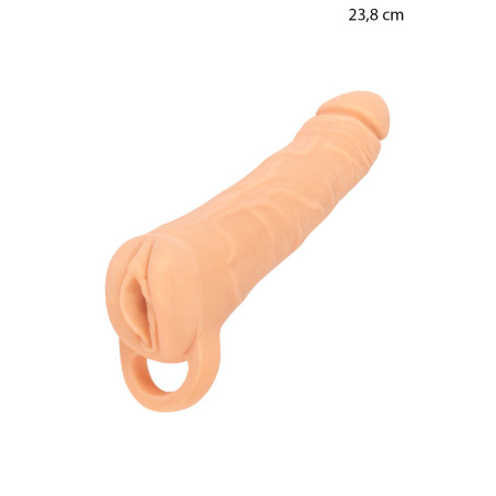 Extension de pénis  23,8 cm + Masturbateur - Nature Skin