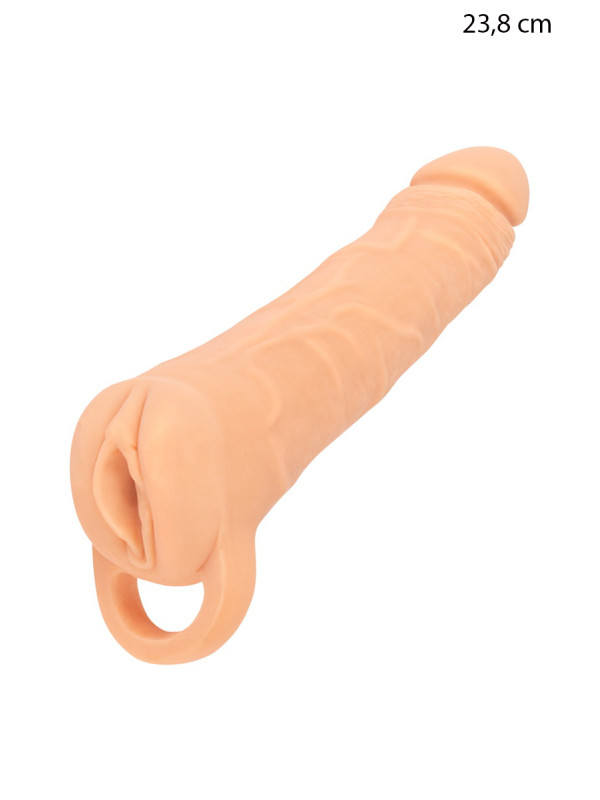Extension de pénis  23,8 cm + Masturbateur - Nature Skin