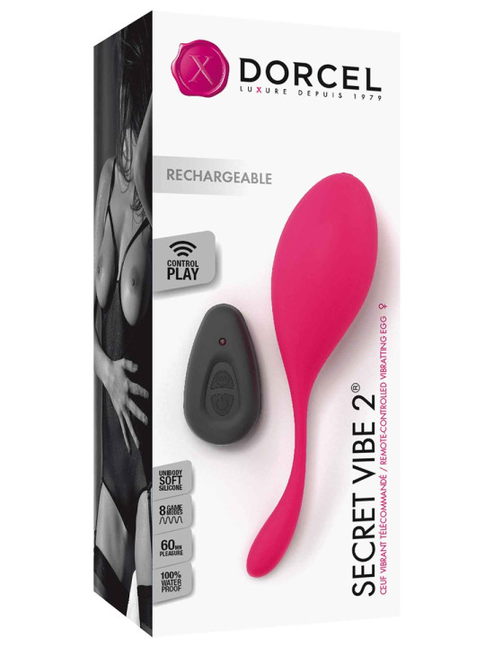 Oeuf vibrant télécommandé Secret Vibe 2