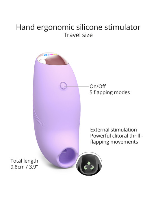 Stimulateur clitoridien Believer mauve - Love to Love