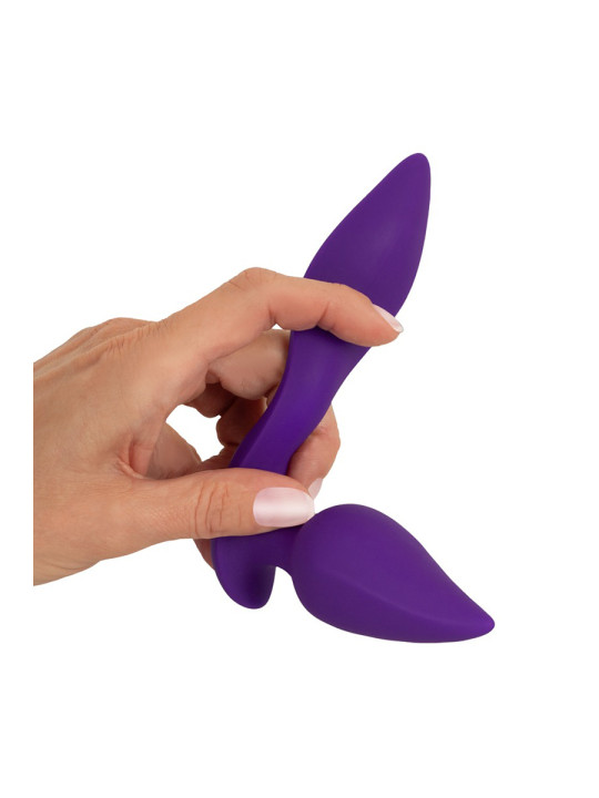 Plug et stimulateur externe vibrant 2 en 1 - Sweet Smile