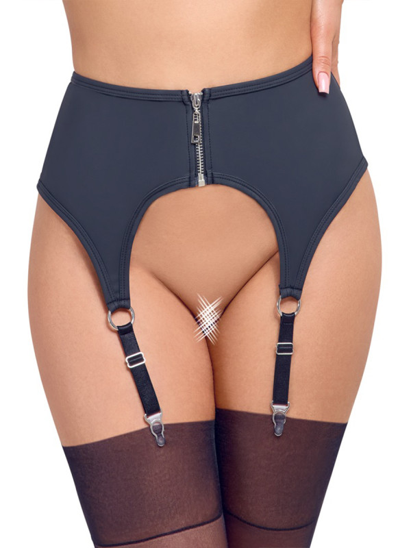 Porte-jarretelles noir mat - Cottelli LINGERIE