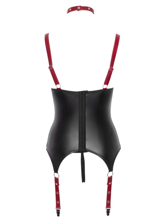 Ensemble ouvert avec collier et menottes - Cotelli BONDAGE