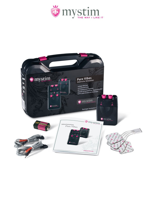 Malette électro-stimulation Pure Vibes 3 fonctions - Mystim